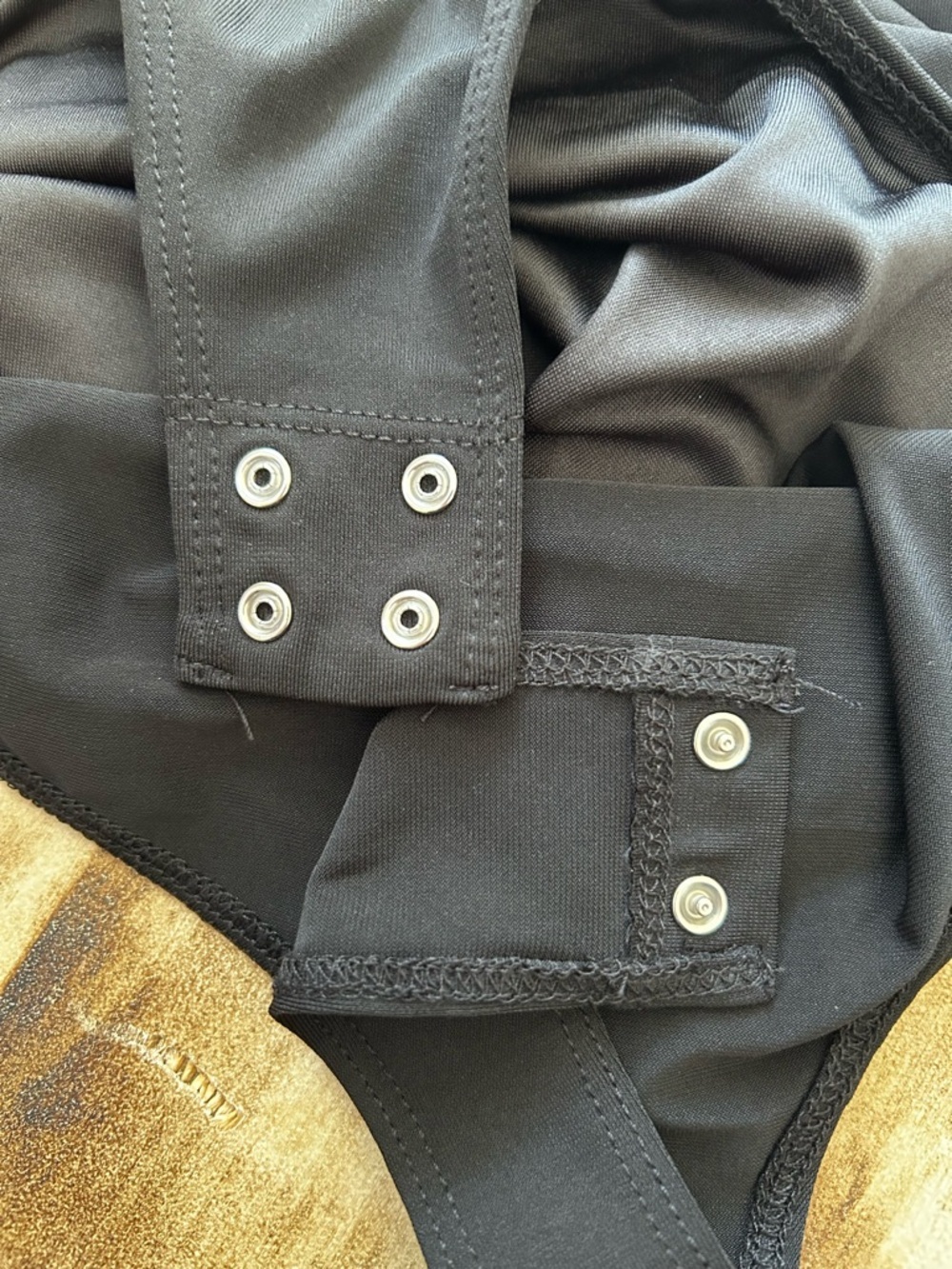 Dynamite Black Long Sleeve Bodysuit - Picture 11 of 11